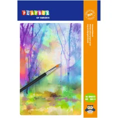 PlayBox: Hârtie de acuarelă albă A/4 de 20 de bucăți