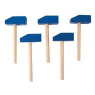 PlayBox: Set de 5 ciocane din lemn