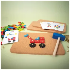 PlayBox: Set de 5 ciocane din lemn imaginea 2