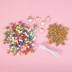 PlayBox: Set de brățară Charm cu mărgele pentru fabricat cu pandantive 500buc imaginea 2