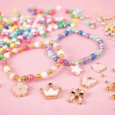 PlayBox: Set de brățară Charm cu mărgele pentru fabricat cu pandantive 500buc imaginea 3