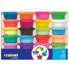 PlayBox: set de plastilină care se usucă la aer, 24 de bucăți