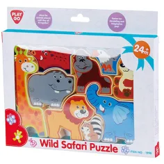 Playgo: Animale sălbatice puzzle