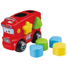 Playgo: Mașină de pompieri cu sortator de forme imaginea 2