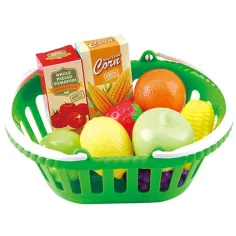 Playgo: Set de fructe în coş 13 bucăţi