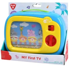 Playgo: Televizor pentru bebeluși cu muzică și mecanism de tras