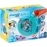 Playmobil: 1-2-3 Water Wheel with Baby Shark (70636)