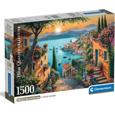 Plimbare în port HQC 1500 de piese compact puzzle - Clementoni