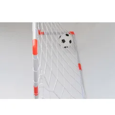 Poartă de fotbal set cu plasă, minge și pompă 97x64x34cm imaginea 4