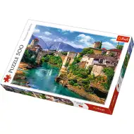 Podul vechi în Mostar puzzle 500 bucăți - Trefl