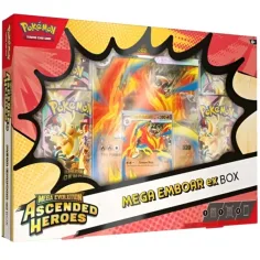 Pokémon TCG : Mega Evoluție - Eroi Ascendenți - Mega Emboar ex Box