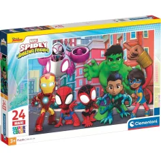 Păianjenul și supereroii 24 de piese maxi supercolor puzzle - Clementoni