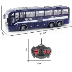 Police autobuz de poliție cu telecomandă imaginea 2