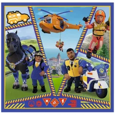 Pompierul Sam 3 în 1 puzzle de 50, 36 și 20 de piese - Trefl imaginea 4