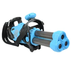 Power Popper Gun: Pistol cu ​​burete cu trei trageri cu gloanțe de burete 55cm imaginea 3