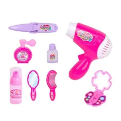 Pretty Girl set de înfrumusețare cu uscător de păr și accesorii imaginea 2