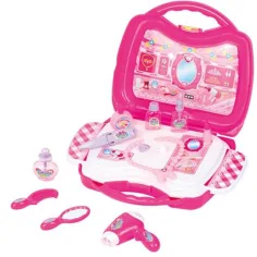 Pretty Princess pink set de înfrumusețare în geantă transportabilă cu accesorii imaginea 2