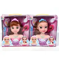 Princes cap de păpușă se poate coafa set de joacă în două variante