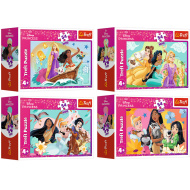 Prințesele Disney mini puzzle de 54 de piese, diverse modele, 1 buc - Trefl