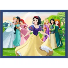 Prințesele Disney - puzzle 4 în 1 4 x 88 bucăți - Trefl imaginea 5