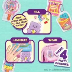 Puffy Pouches: Set de design Pufi charm - dulciuri imaginea 3