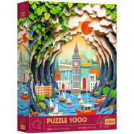 Puzzle 3D efect Londra ediție jubiliară 40 de ani 1000 piese - Trefl