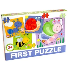 Puzzle pentru bebeluși cu fluturi - D-Toys