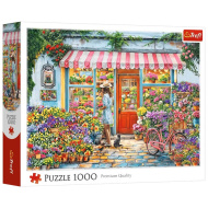 Puzzle cu 1000 de piese – Florărie - Trefl