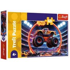 Puzzle cu 60 de piese Monster Truck show - Trefl