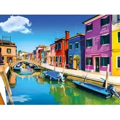 Puzzle cu diamante: Set de pictură cu diamante Veneția 30x40cm