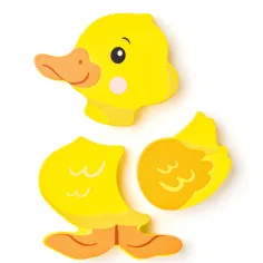 Puzzle cu păpuși din lemn 4 piese - Woodyland imaginea 4
