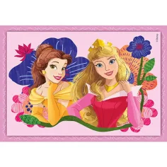 Puzzle cu prințese Disney 4 în 1 - Clementoni imaginea 3
