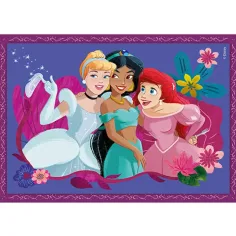 Puzzle cu prințese Disney 4 în 1 - Clementoni imaginea 5