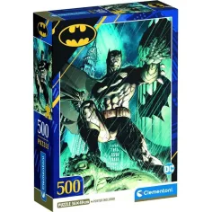 Puzzle DC Comics Batman în ploaie 500 de piese - Clementoni