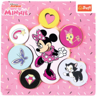 Puzzle din lemn cu forme Disney Minnie Mouse - Trefl