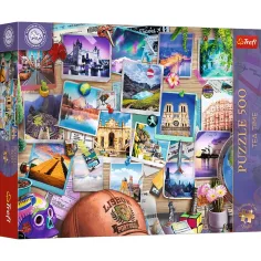 Puzzle EB: Amintirile călătoriei puzzle premium de 500 de piese – Trefl