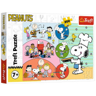 Puzzle Peanuts Snoopy și prietenii săi 200 de piese - Trefl
