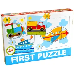 Puzzle pentru bebelusi cu masini - D - Toys