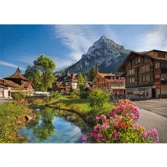 Puzzle premium de 2000 de piese Alpii de vară - Trefl imaginea 2