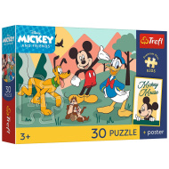 Puzzle premium Mickey Mouse și prietenii 30 piese - Trefl