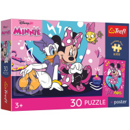 Puzzle premium Minnie Mouse și prietenii ei 30 piese - Trefl