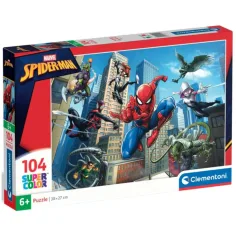 Puzzle Păianjenul Super Color 104 bucăți - Clementoni