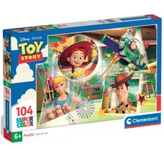 Puzzle Super Color Toy Story 104 piese - Clementoni imaginea 1