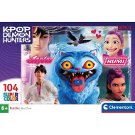 Puzzle SuperColor K-Pop vânătorii de demoni Derpy și prietenii săi 104 piese – Clementoni