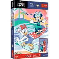 Puzzle UFT Disney Minnie Mouse 160 de piese cu poster - Trefl
