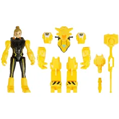 Quantum Heroes: Figurina de acțiune Dinoster Delby cu armură galbenă de 20 cm imaginea 2