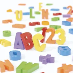 Quercetti: ABC + 123 set magnetic 106 bucăți imaginea 2