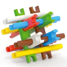 Quercetti: Link Block set 24 bucăți jucărie construcivă creativă imaginea 2
