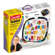 Quercetti: Tabel magnetic cu litere + numere 