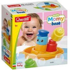 Quercetti: Momy Boat vaporaș de baie cu cuburi moi